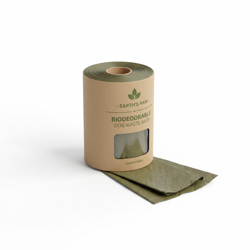 Rollos de bolsas biodegradables para heces de perro